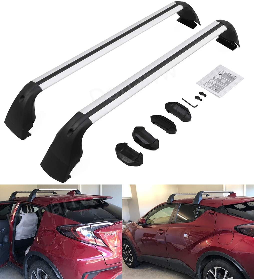 SAREMAS Roof Cargo Racks for Toyota CHR C-HR 2016-2018 2019 2020 2021 Roof Rack Cross Bars roof Rail Luggage Carrier