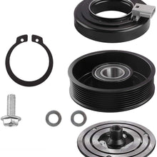 F7UZ19D784AA AC Compressor Clutch Assy FS10 PV8 5.125" Replaces for Ford F150 F250 F350 F450 F550 Super Duty Air Conditioning Repair Kit Plate Pulley Bearing Coil