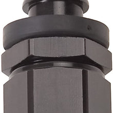 Edelbrock 624013 Hose End Twist Lok Straight -6 Blk Anodized