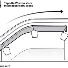 4pcs Sun/Rain Guard Vent Shade Window Visors Compatible with 2014-2020 Rogue,100% Brand New in Factory Original Condition