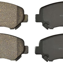 KFE KFE1338-104 Ultra Quiet Advanced Premium Ceramic Brake Pad Front Set Compatible with: 2009-2018 Nissan Maxima, 2008-2013 Rouge, Rouge Select, Juke Nismo RS, Sentra SE-R Spec-V