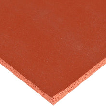 CS Hyde Silicone Sponge Rubber, Closed Cell, Commercial Grade, Medium Density, 0.032" Thick, Red, 12" Width, 12" Length