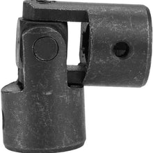 ID 14mm OD 28mm, Round Black Single Universal Steering Shaft U Joint, Universal Joint Connector U Joint Coupler