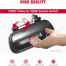 AUTEX Tailgate Handle Liftgate Door Handle Compatible with Toyota Tundra 2000 2001 2002 2003 2004 2005 2006 2007 80866, 690900C010 TO1915110