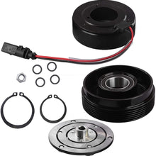 SD7V16 AC Compressor Clutch Assy for Audi TT VW Jetta Repair Kit Plate Pulley Bearing Coil
