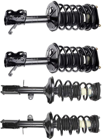 INEEDUP Front and Rear Driver Passenger Complete Strut and Automotive Replacement Struts Fit for 1998-2002 Chevrolet Prizm,1993-2002 for TOYOTA Corolla