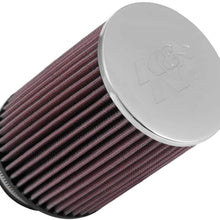 K&N Universal Clamp-On Air Filter: High Performance, Premium, Washable, Replacement Filter: Flange Diameter: 3 In, Filter Height: 6.5 In, Flange Length: 1.8125 In, Shape: Round Tapered, RF-1030