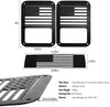 RT-TCZ Tail Light Guards Covers Brake Light Cover for Rear Taillights 2007-2017 Jeep Wrangler JK Unlimited Accessories (US Flag-1)