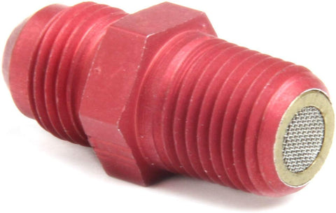NOS 15565NOS Red Anodized Aluminum -6AN Male to 1/4