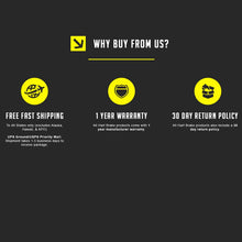 Fit 2004-2005 Toyota RAV4 HartBrakes Full Kit Brake Rotors Kit+Ceramic Brake Pads