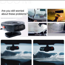 JXHD 12V/24V Car Heater/Windshield Snow Defogger Defroster for Winter Cars,Black,Black-24V