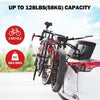 FIERYRED Trunk Mounted Bike Rack for Most Car SUV (Sedans/Hatchbacks/Minivans) 3-Bike Trunk Mount Bicycle Carrier Rack.