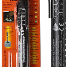 VXSCAN Brake Fluid Tester Diagnostic Testing Tool Automotive Brakes Brake Fluid Liquid Tester Pen Calibrated For DOT4 with 5 LED Indicator