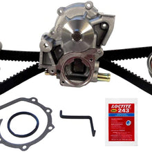 ACDelco TCKWP304B Professional Timing Belt and Water Pump Kit with Tensioner and 3 Idler Pulleys