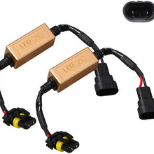 Paddsun 2X 9005/9006 LED Headlight Decoder Canbus Anti Flicker Resistor Canceller