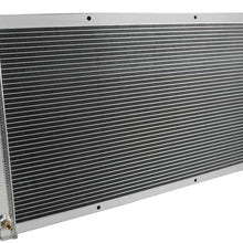 OzCoolingParts 3 Row Core Aluminum Radiator + 2 x 12" Fan w/Louver Shroud + Thermostat/Relay Wire Kit for 1967-1972 68 69 70 71 Chevy C10 C20 K10 K20 K30 Pickup Trucks and GMC More Models