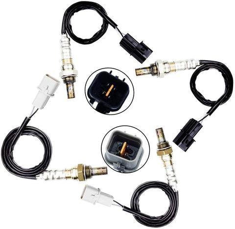 Sangyue Oxygen O2 Sensor for 2003 2004 2005 2006 Kia Sorento Hyundai Santa Fe 3.5L Upstream + Downstream 4PCS