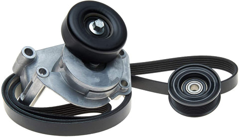 ACDelco ACK060882K2 Professional Automatic Belt Tensioner and Pulley Kit with Tensioner, Pulley, and Belt