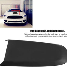 Qiilu Black Hood Scoop for Ford Mustang GT V8 2005 2006 2007 2008 2009, Professional Car Decorative Air Vent Cover Hood Scoop