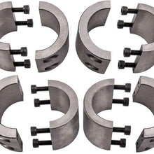 4pcs Tube Clamps On 1.75" Universal Roll Cage Mounts Lightbar Mounts 4 Bolt