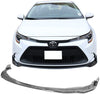 IKON MOTORSPORTS | Front Bumper Lip Compatible With 20-21Toyota Corolla��L,LE,XLE Only) | Carbon Fiber Print Guard Protection Finisher Under Chin Spoiler