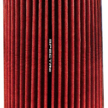 Spectre Universal Clamp-On Air Filter: High Performance, Washable Filter: Round Tapered; 3 in (76 mm) Flange ID; 10.719 in (272 mm) Height; 6.063 in (154 mm) Base; 5.156 in (131 mm) Top, SPE-HPR9884