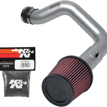 K&N 69-4516TS Typhoon Air Intake Kit, Cold Air, Silver