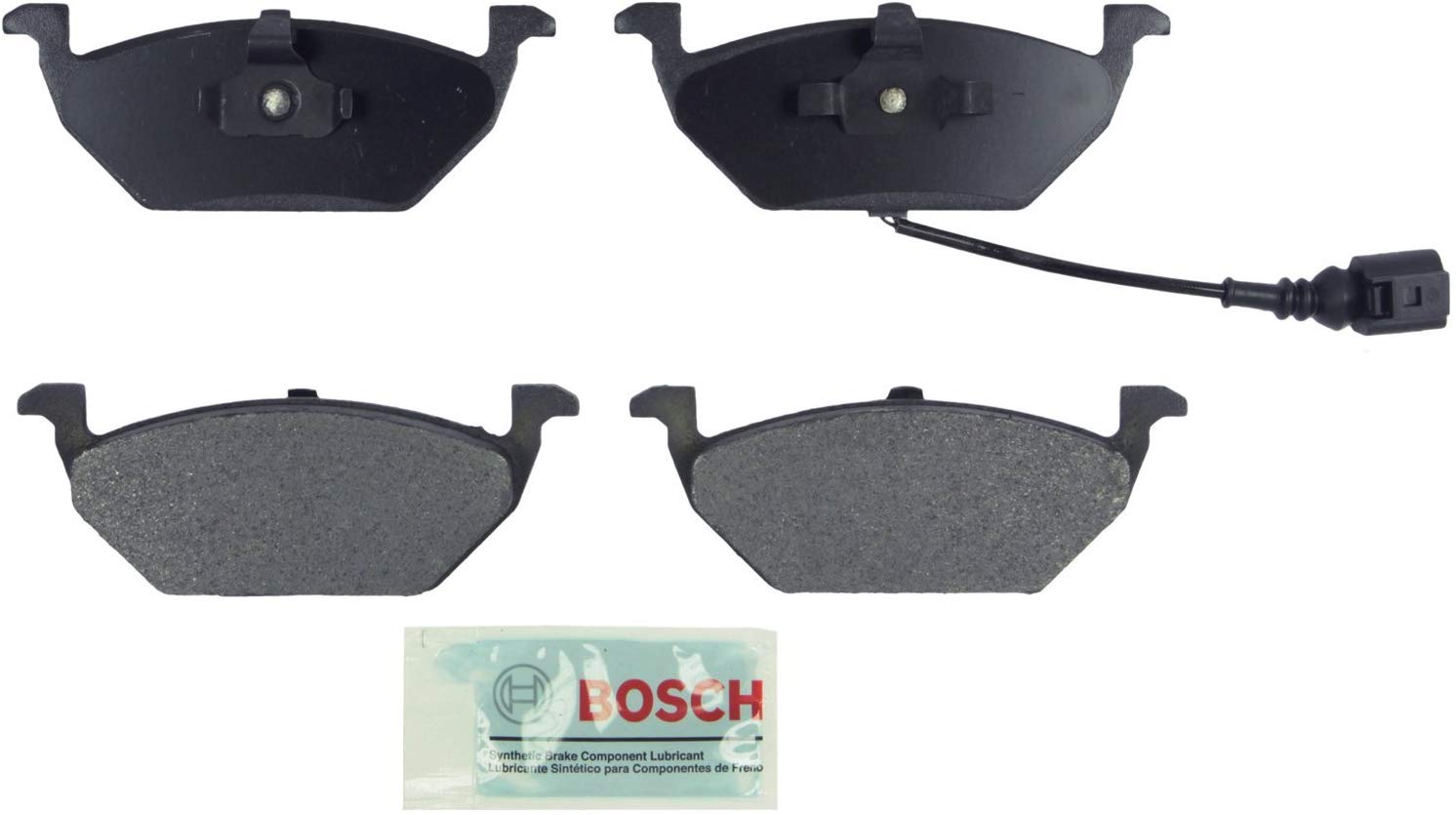 Bosch BE768A Blue Disc Brake Pad Set for Select Volkswagen Beetle, Golf, Jetta, and Polo Vehicles - FRONT