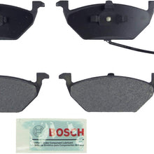 Bosch BE768A Blue Disc Brake Pad Set for Select Volkswagen Beetle, Golf, Jetta, and Polo Vehicles - FRONT