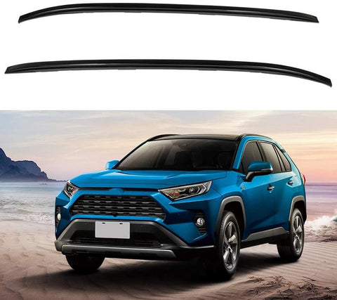 ECCPP Roof Top Cross Bar Side Rails Set Roof Rack Luggage Cargo Carrier Rails Fit for 2019-2020 for Toyota RAV4,Aluminum