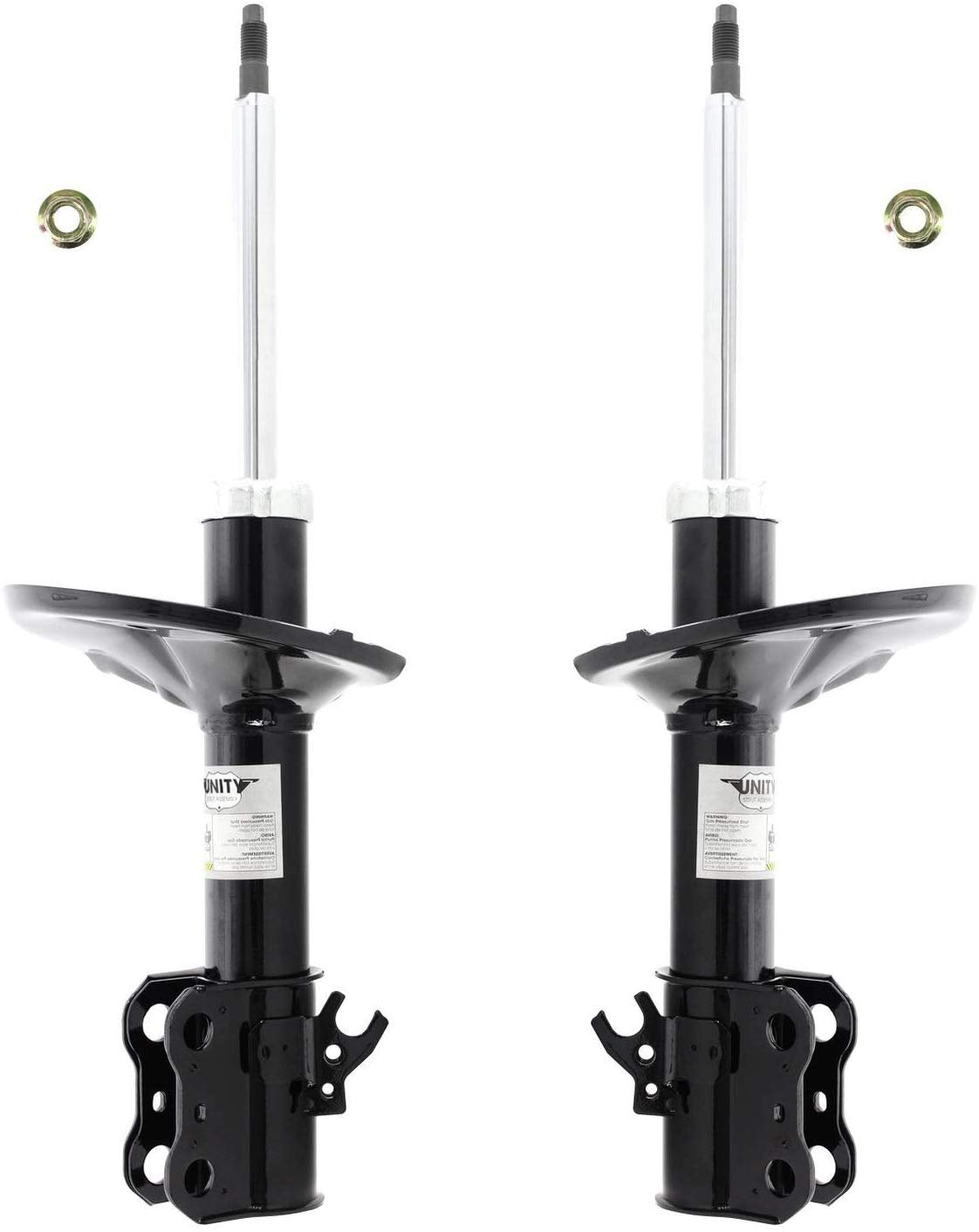 Unity Automotive 2-214401-214402-001 Quick Complete Strut Assembly Kit (Front Pair)