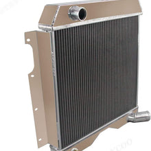 CoolingSky 3 Row All Aluminum Radiator for 1954-55 Jeep Willys 3.7L &1956-64 Jeep Truck/6-226/Utility Wagon 3.7
