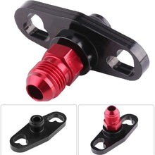 Qiilu Car Fuel Rail Adapter, Fuel Rail Pressure Regulator Adapter Perfect Matching with Fittings for Toyota Nissan