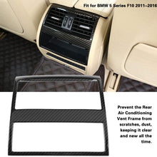 KIMISS Air Conditioning Frame ABS Plastic Rear Air Vent Outlet Trim For BMW 5 Series F10 2011-2016