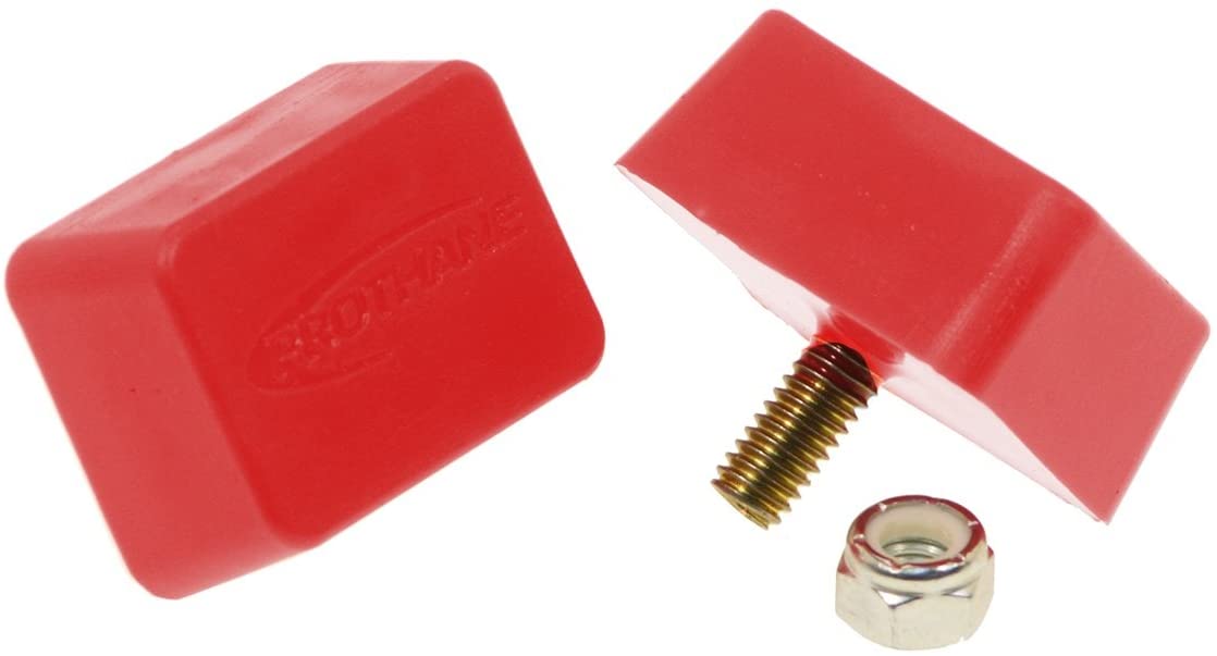 Prothane 19-1301 Red Rectangular Bump Stop