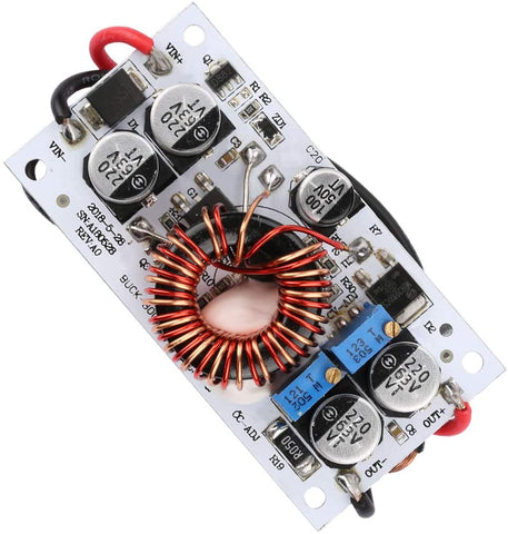 Esenlong DC-DC Automatic Step-Up Down Power Supply Module Voltage/Current Adjustable Silver