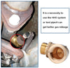 Sporacingrts Angled O2 Oxygen Sensor Adapter Extender Spacer M18 x 1.5 90 Degree Bung Pipe