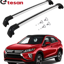 2 Pieces Cross Bars Fit for Mitsubishi Edipse Cross 2018 2019 2020 2021 Silver Cargo Baggage Luggage Roof Rack Crossbars