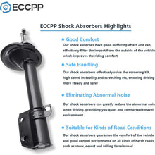 Shocks and Struts,ECCPP Rear Shock Absorbers Strut Assembly Compatible with 1995 1996 1997 1998 1999 Subaru Legacy 335020 71414 335021 71415