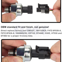 Ford 7.3 ICP Sensor with Pigtail Connector, Fits 1997-2003 Ford 7.3L Diesel Engines Powerstroke, Injection Control Pressure Sensor