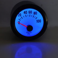 ESUPPORT Car 2" 52mm Oil Press Gauge Meter Pressure Sensor Pointer Blue LED Light