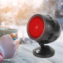 Electric Heater Fan, Household Portable Mini Heater Desktop Mini Winter Warmer Mini Electric Winter Warmer Heater Handy Fan Heater CN Plug 220V (Black)