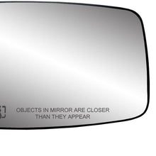 Fit System 30244 Dodge RAM Right Side Heated Power Replacement Mirror Glass with Backing Plate