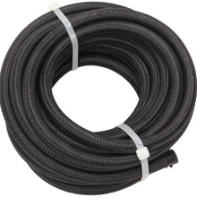 20 Feet 4AN AN4 1/4" Fuel Line Hose Braided Stainless Steel Oil Gas Fuel Hose CPE Synthetic Rubber Line Black