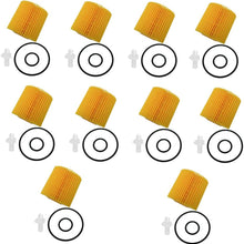 Pack of 10 Engine Oil Filter Compatible with Toyota Avalon Camry Highlander RAV4 Tacoma Sienna and More Replace 04152-YZZA1,04152-31090, 04152-YZZG1