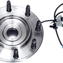 TUCAREST 515098 Front Wheel Bearing and Hub Assembly Compatible With Chevrolet Silverado 2500 HD 3500 HD Suburban 2500 GMC Sierra 2500 3500 HD Yukon XL 2500 Hummer H2 [8 Stud Hub W/ABS]