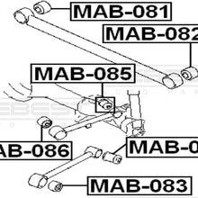 FEBEST MAB-081 Arm Bushing for Rear Track Control Rod