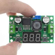 ZEFS--ESD Electronic Module 3A DC-DC Voltage Adjustable Step-Down Power Module + Red LED Voltmeter LM2596S-ADJ 4-40V to 3.3V/5V/9V/12V/24V