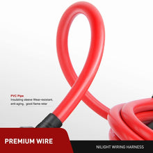 Nilight Cigarette Lighter Extension Cord Cable Heavy Duty 6ft 12V/24V Car Charger with Cigarette Lighter Plug Cigarette Lighter Socket,2 Years Warranty