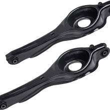 TUCAREST 2Pcs K641244 (Pair) Left Right Rear Lower Rearward Control Arm Assembly Compatible With 2000 01 02 03 04 05 06 07 08 09 10 2011 Ford Focus Driver Passenger Side Suspension